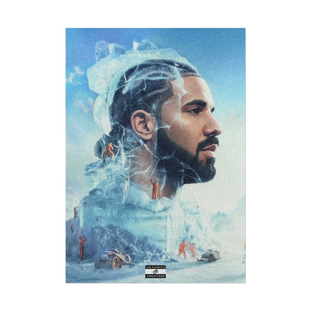 Icebound Poster | Drake Music Wall Art