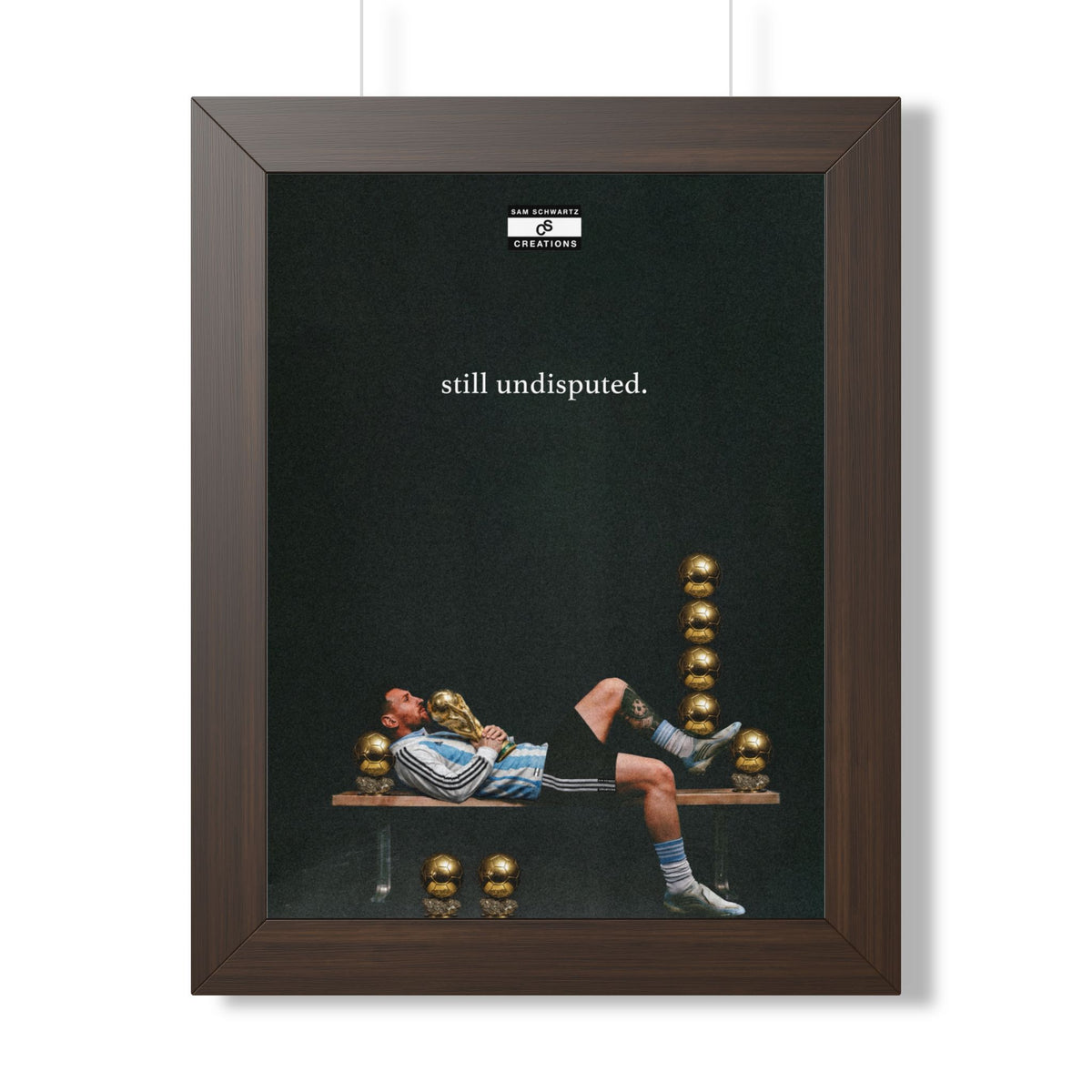 Still Undisputed Framed Poster — Framed GOAT Wall Art