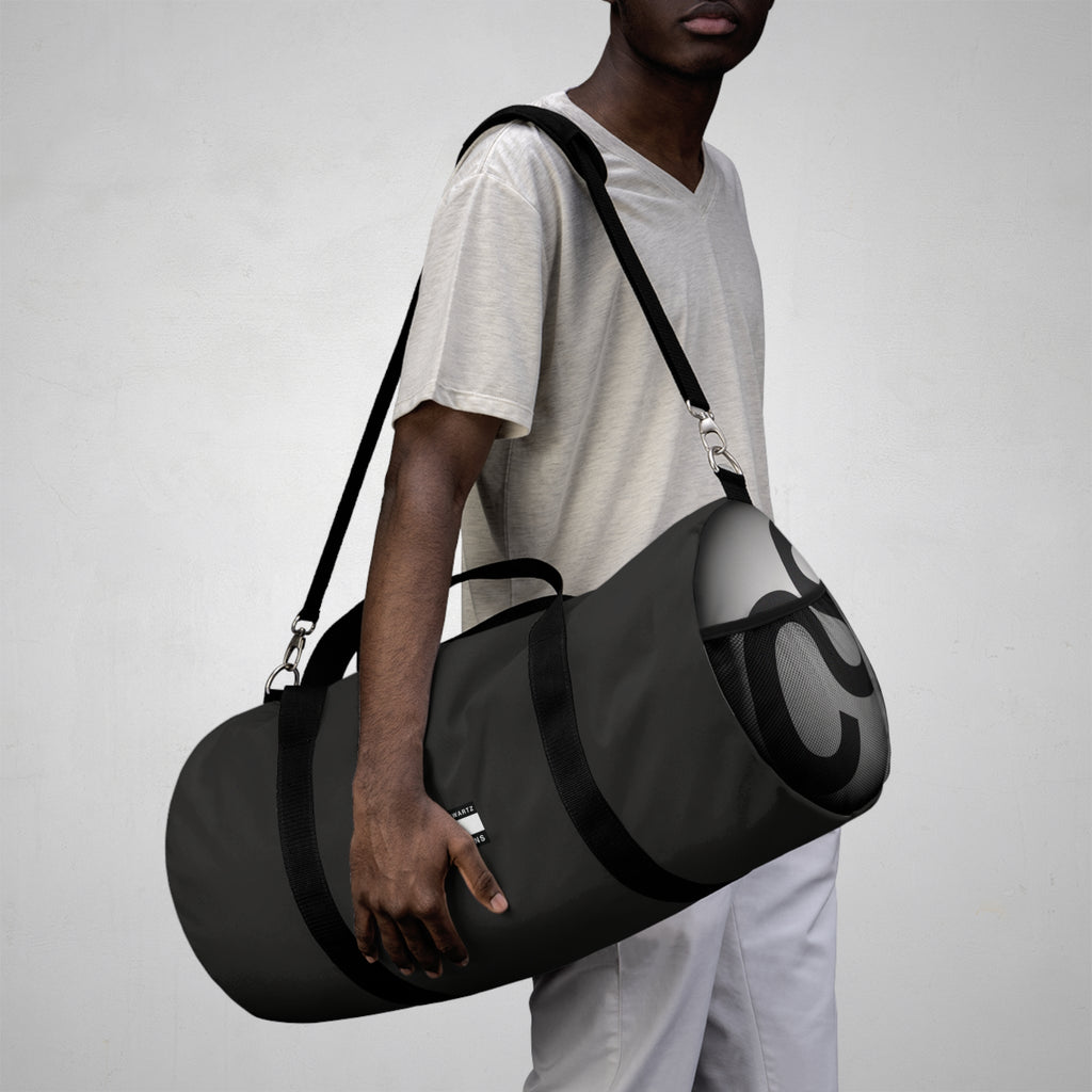 Sam Schwartz Creations Black Duffel Bag — Travel Gym Weekender Carryall