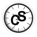 Sam Schwartz Creations Wall Clock — Bold SSC Initials Modern Clock