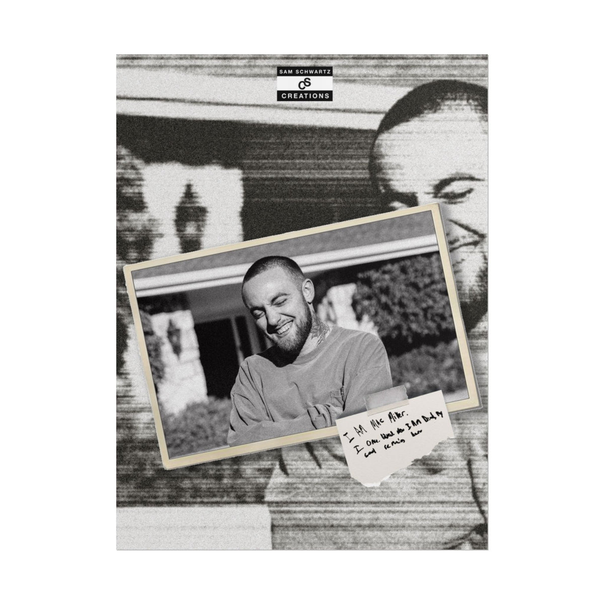 I Am Mac Miller Poster | Memorial Hip-Hop Wall Art