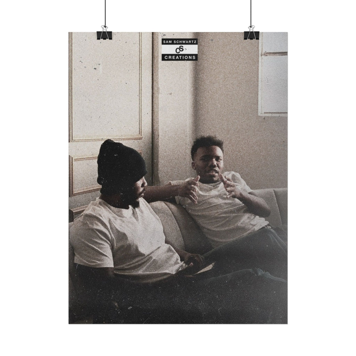 Baby Keem & Kendrick Lamar Poster | Music Culture Candid Wall Art