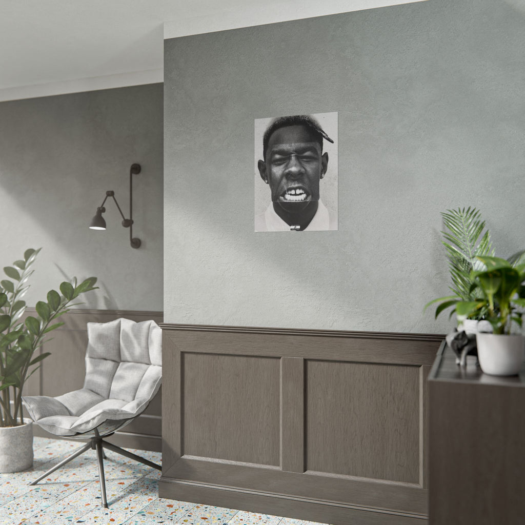 Monochrome Tyler Poster | Tyler, The Creator Art