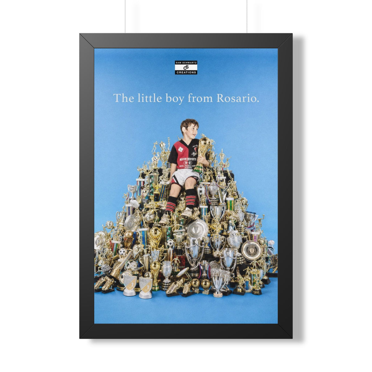 The Little Boy From Rosario Framed Poster — Framed GOAT Wall Art