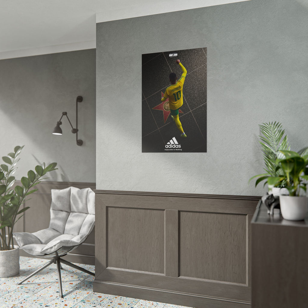 A Star Is Born Poster | Relebohile Mofokeng South Africa Football Wall Art