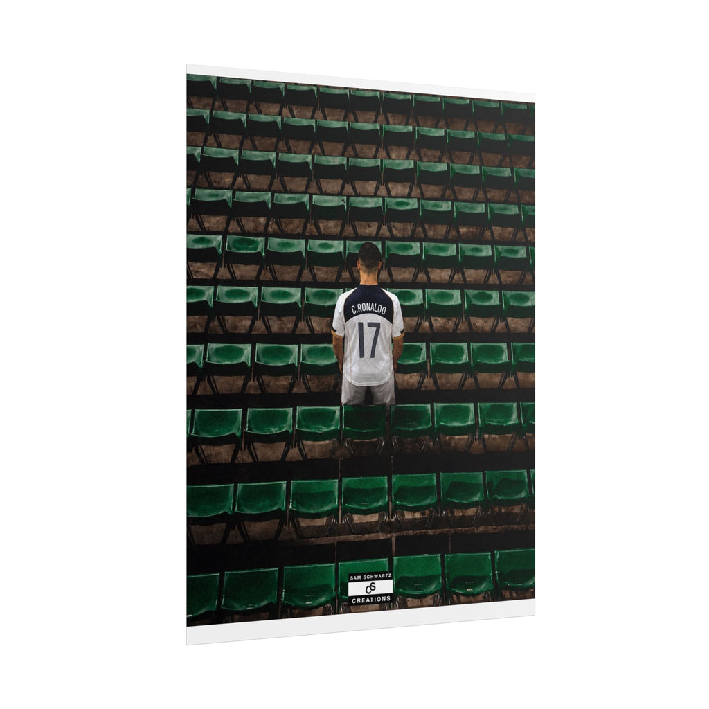 Before the Noise Poster | Young Cristiano Ronaldo Football Wall Art