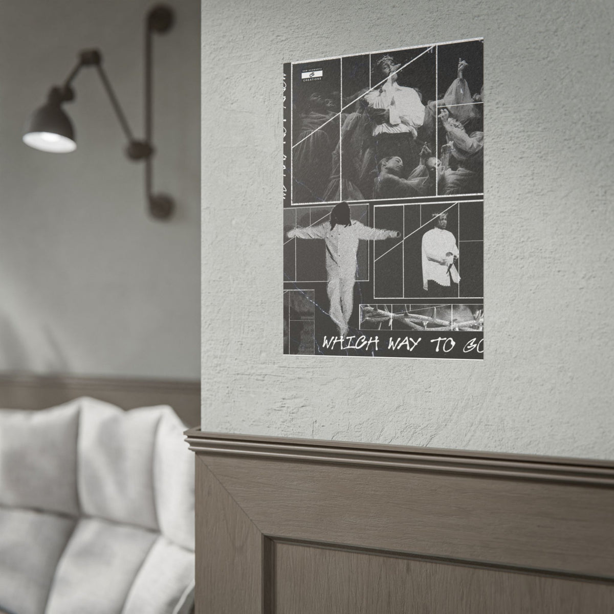 Which Way to Go Poster | Kendrick Lamar Live Music Collage Wall Art