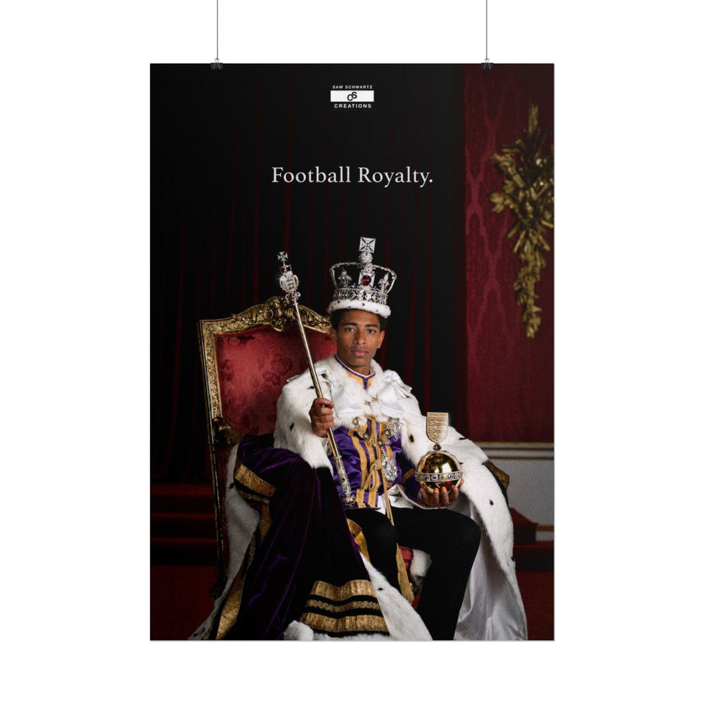 Football Royalty Rolled Poster