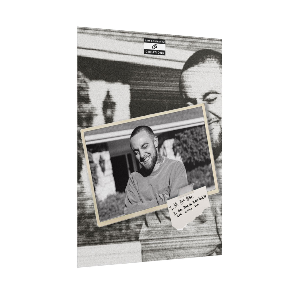 I Am Mac Miller Poster | Memorial Hip-Hop Wall Art