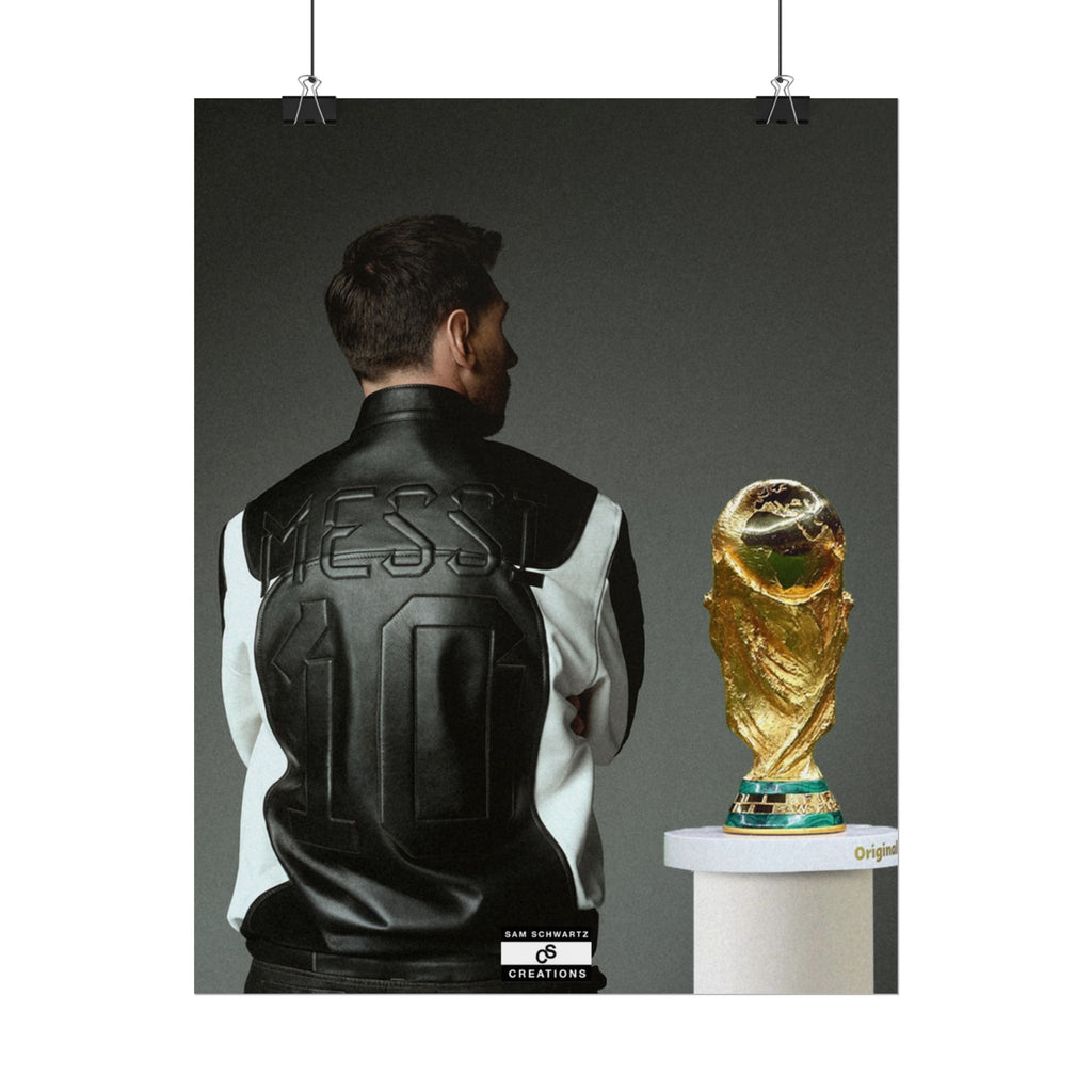 Legacy in Sight Poster | Lionel Messi World Cup Wall Art