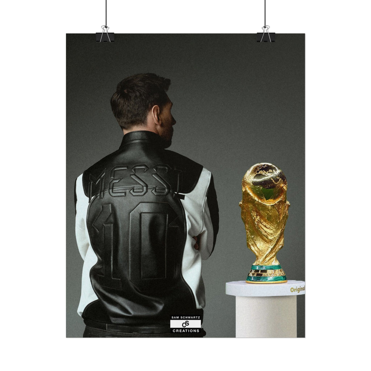 Legacy in Sight Poster | Lionel Messi World Cup Wall Art