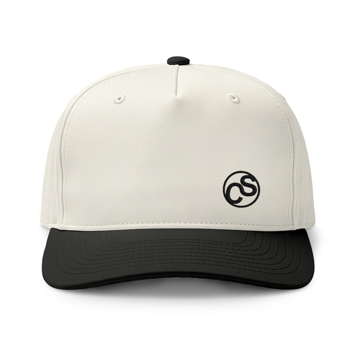 Two-Tone Sam Schwartz Creations Cap — Minimal Embroidered Logo Baseball Hat