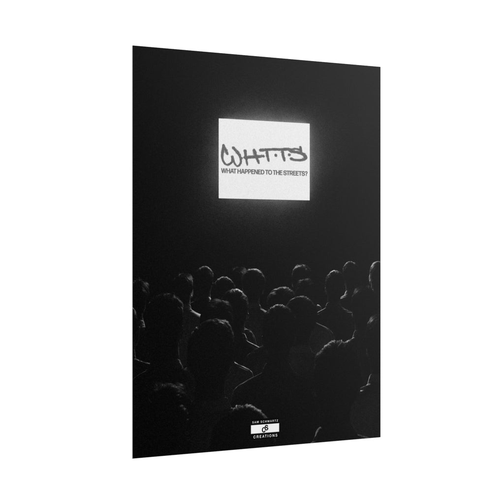 Street Crowd Poster | Underground Hip-Hop Wall Art