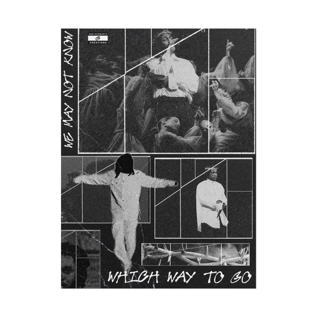 Which Way to Go Poster | Kendrick Lamar Live Music Collage Wall Art