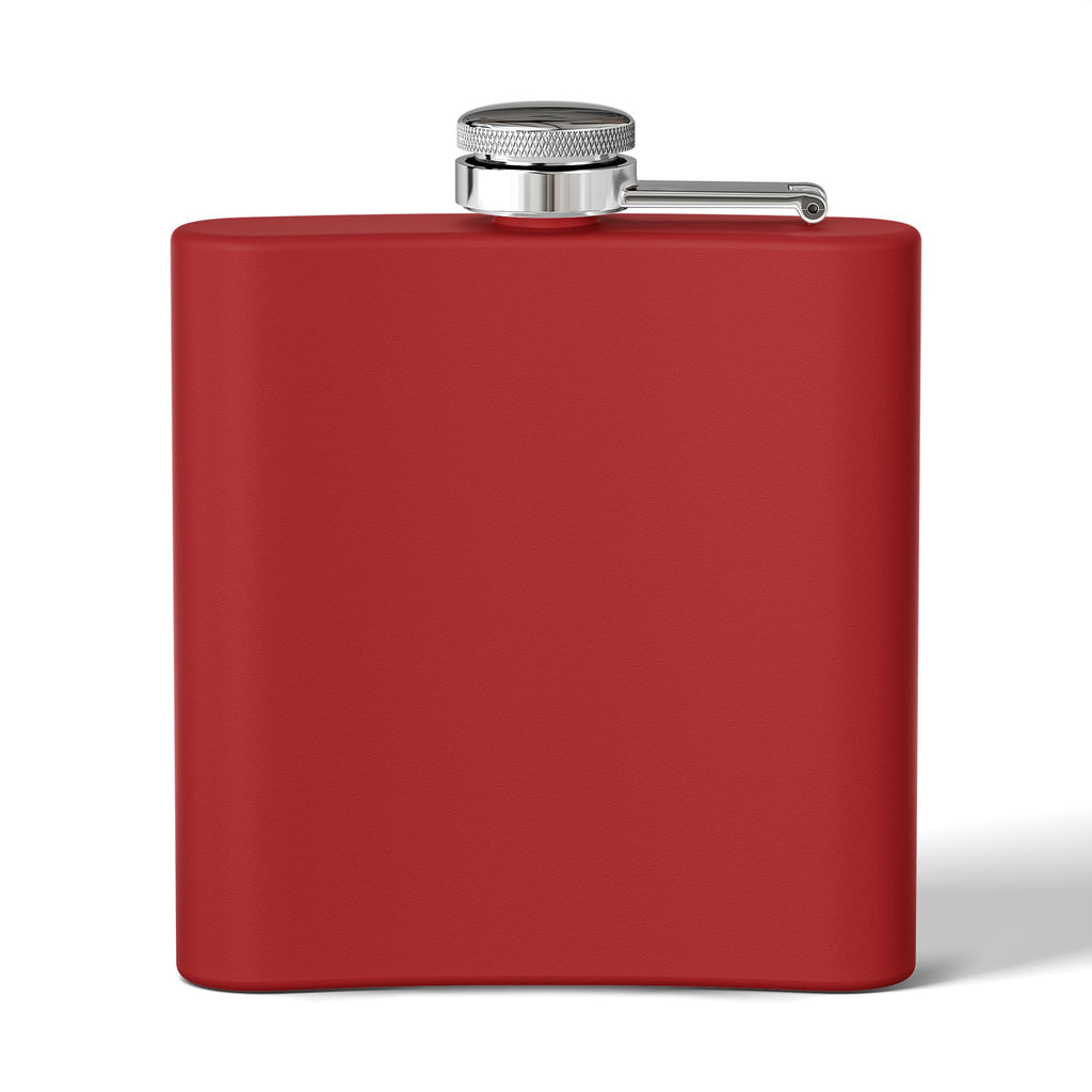 Sam Schwartz Creations Stainless Steel Flask — Brushed Metal Sam Schwartz Creations, 6 oz