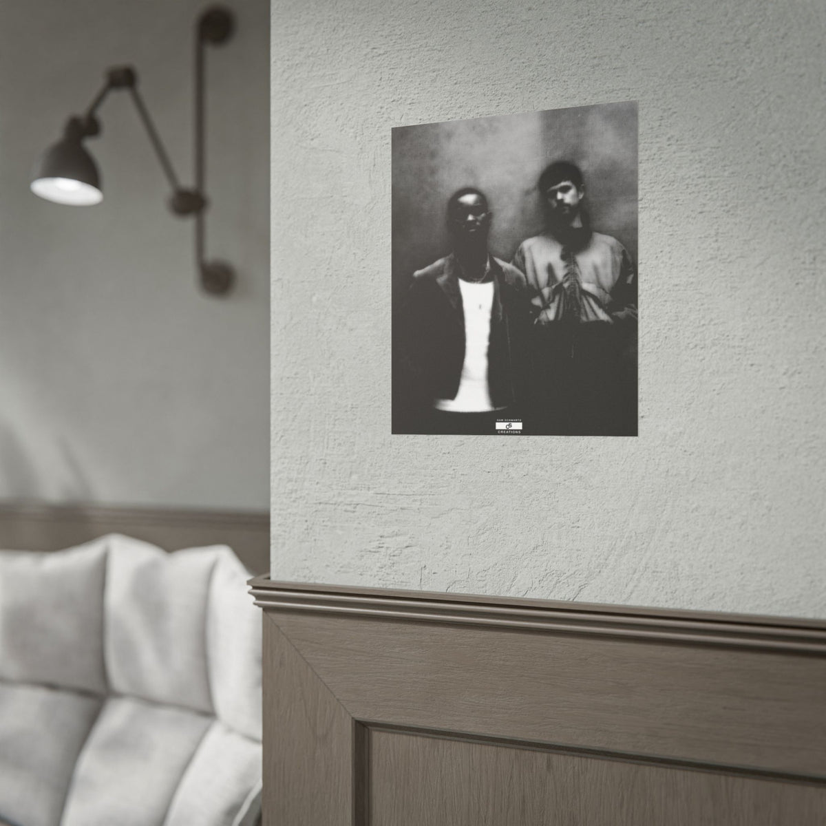 No Signal Duo Poster | Dave Hip-Hop Photography Wall Art