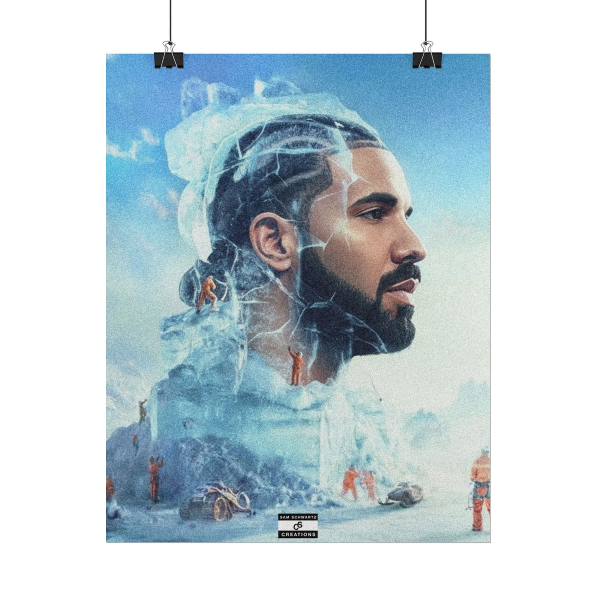 Icebound Poster | Drake Music Wall Art