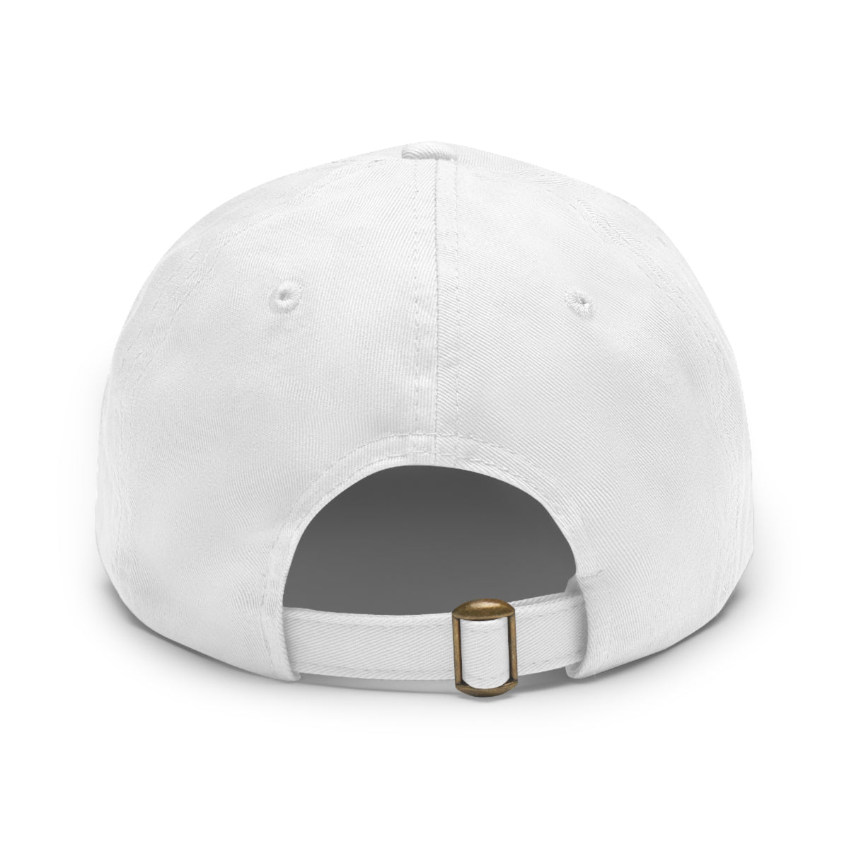 Round Leather Sam Schwartz Creations Patch Hat — Monogram Sam Schwartz Creations Casual Baseball Cap