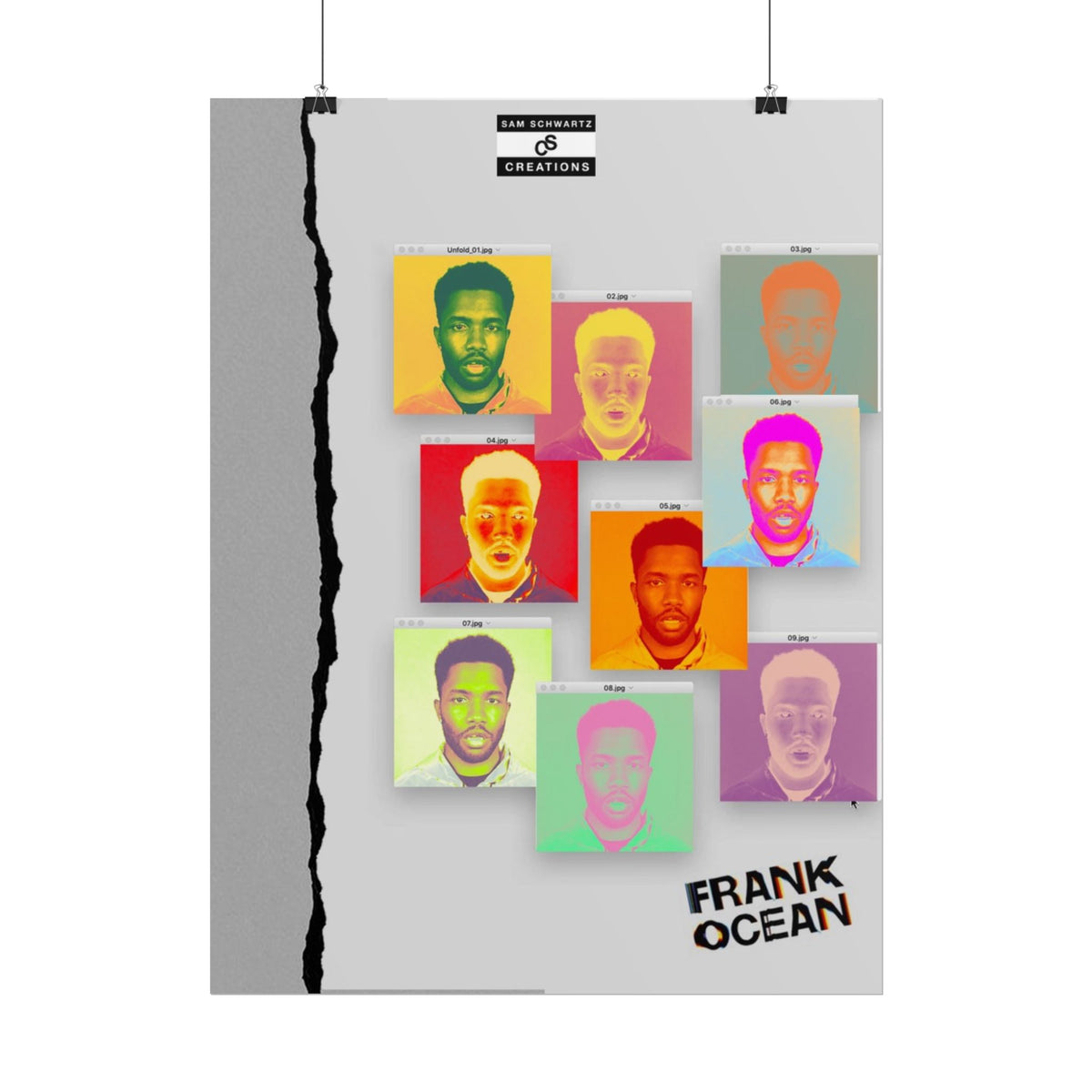 Color Study Poster | Frank Ocean Pop Art Wall Art
