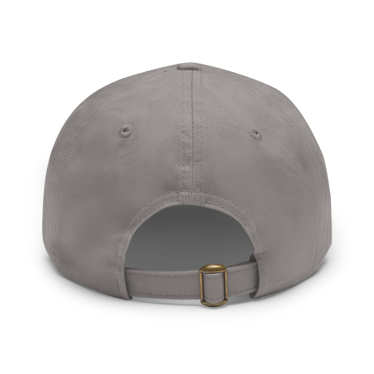 Round Leather Sam Schwartz Creations Patch Hat — Monogram Sam Schwartz Creations Casual Baseball Cap