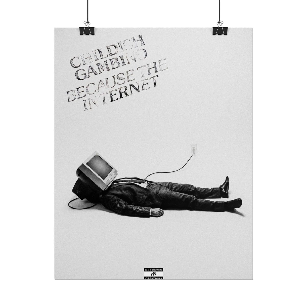 Because the Internet Poster | Childish Gambino Wall Art