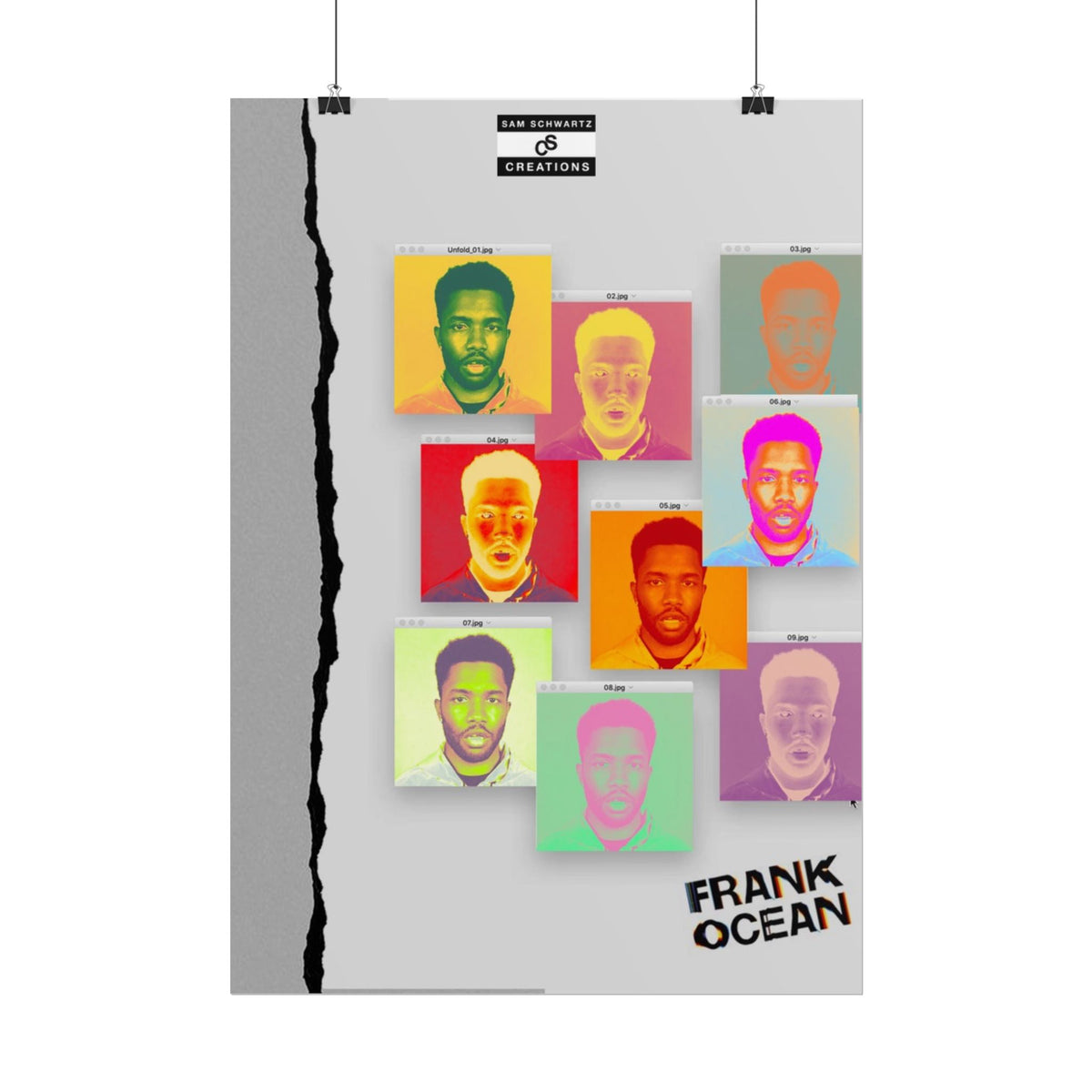 Color Study Poster | Frank Ocean Pop Art Wall Art