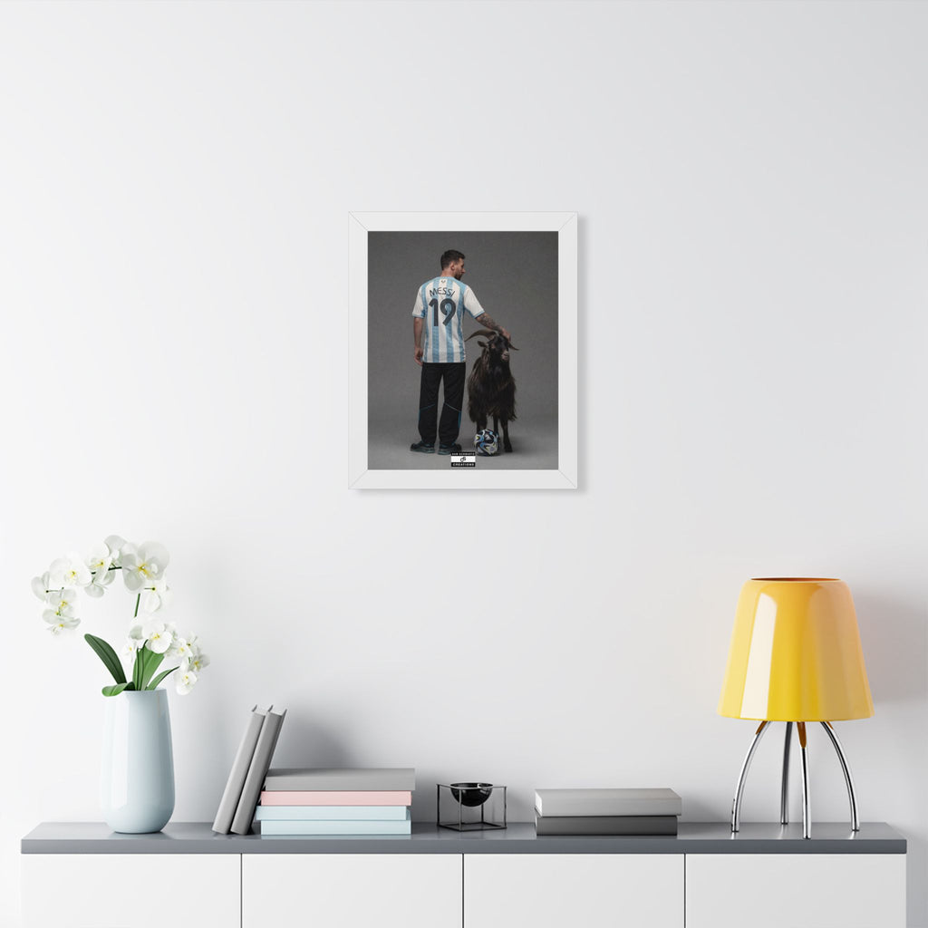 GOAT x GOAT — Framed Messi Wall Art