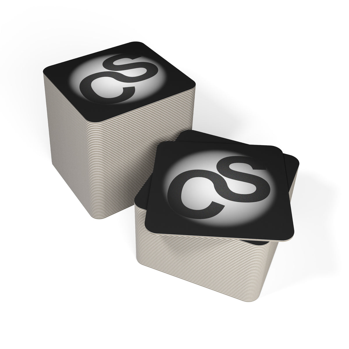 Sam Schwartz Creations Black Coasters (Set of 50/100)