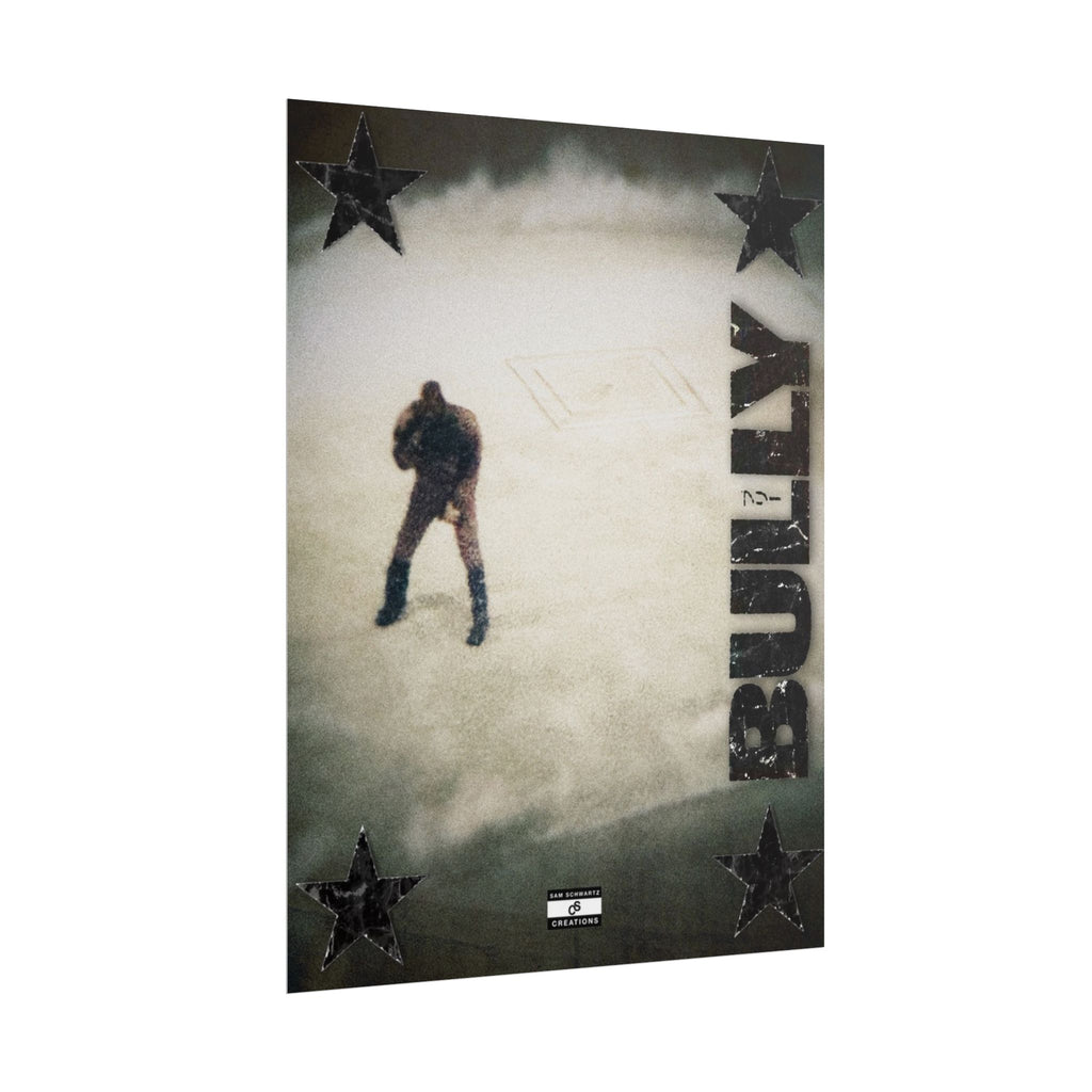 Bully in the Mist Poster | Experimental Kanye West Music Wall Art