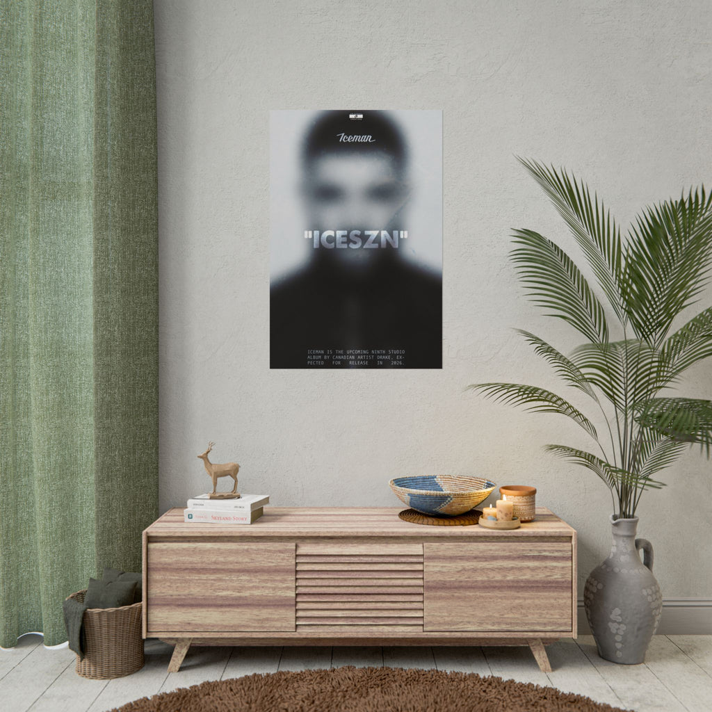 Iceman Poster | Drake Album Concept Wall Art