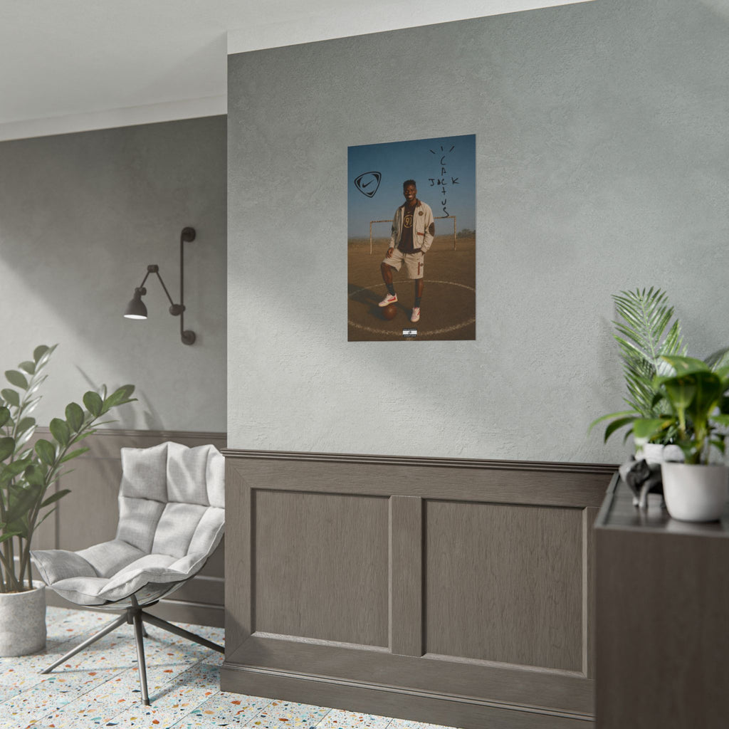 Cactus Jack 90 Poster | Vinícius Jr Football Wall Art