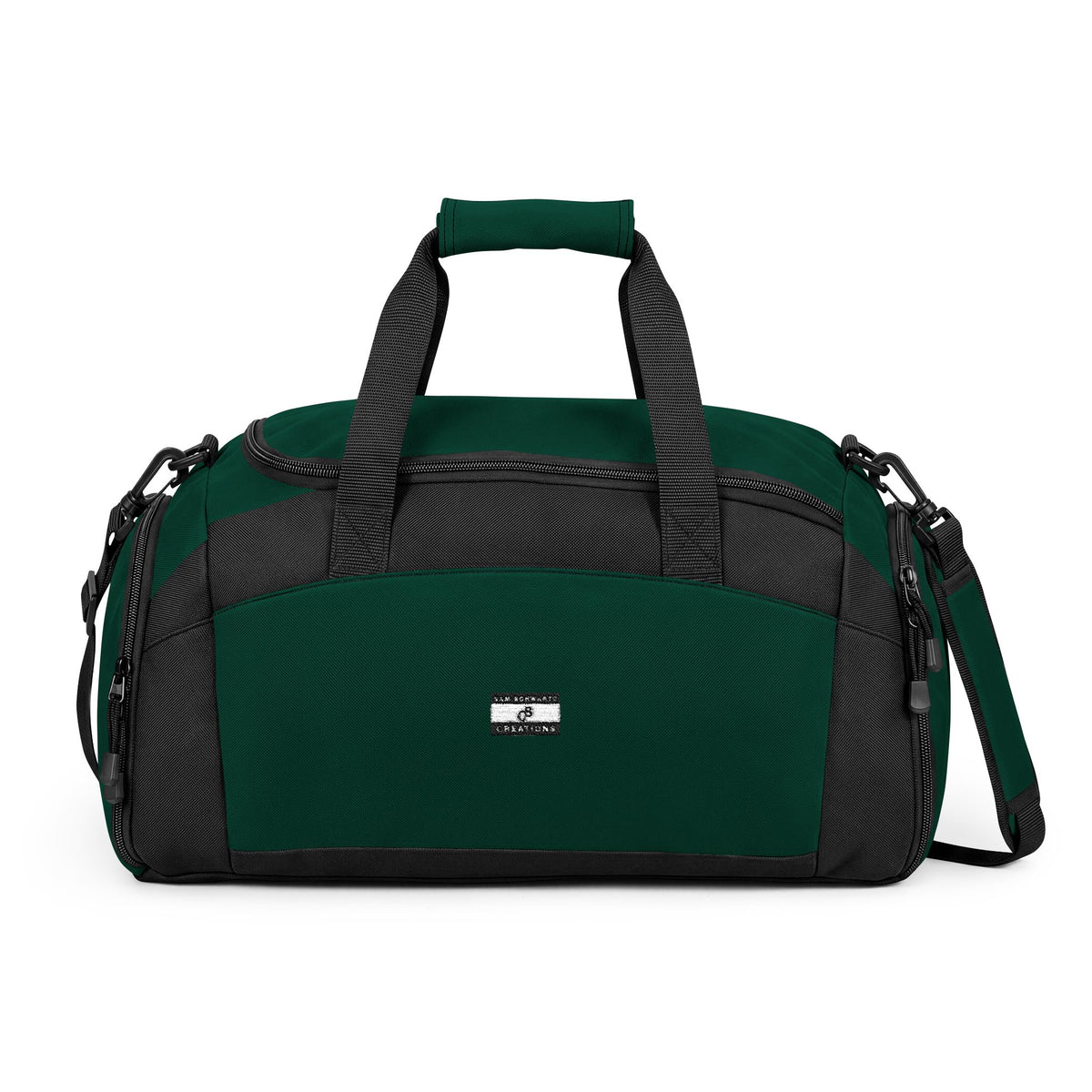 Sam Schwartz Creations Black Gym Duffel Bag — Durable Workout & Travel Holdall