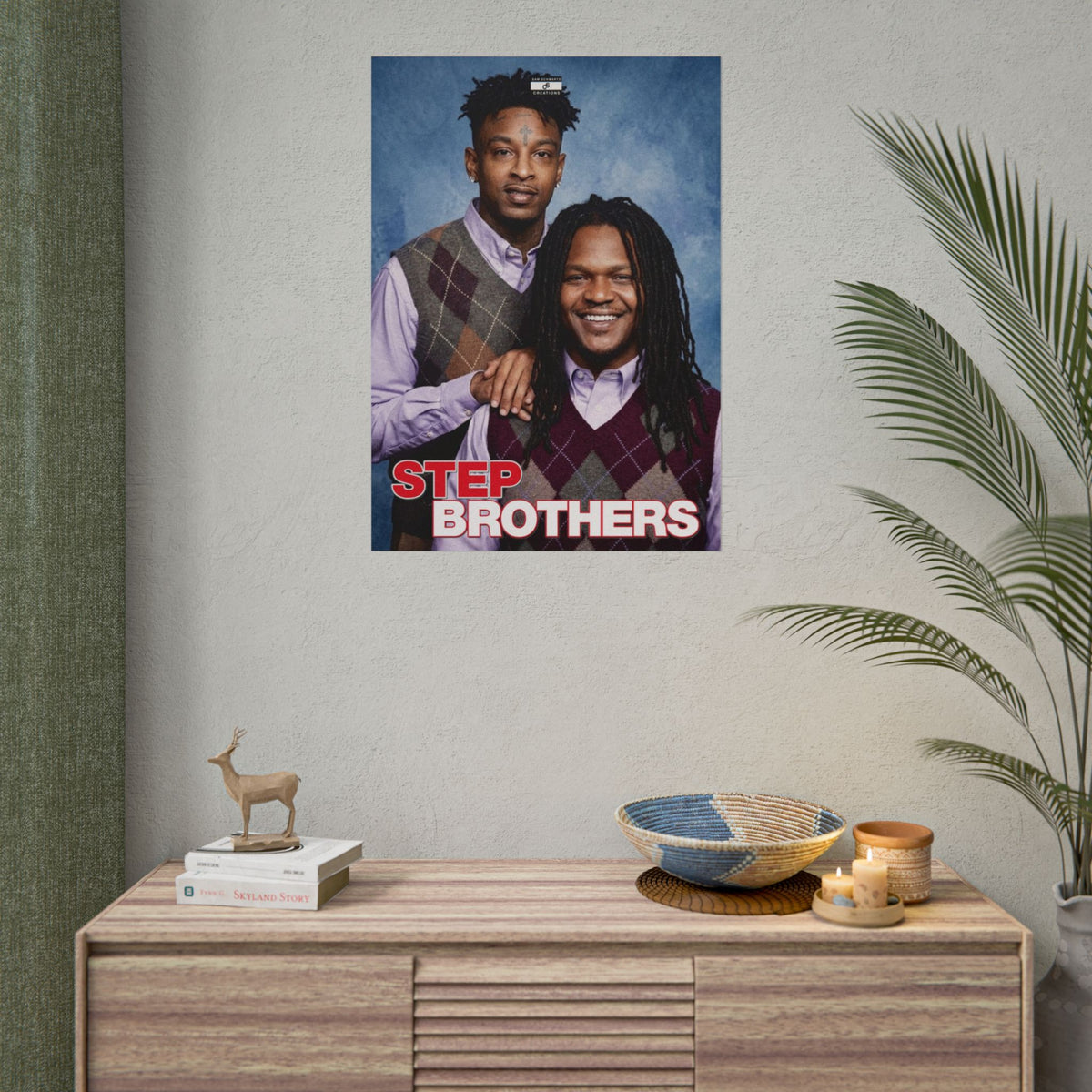 Step Brothers Poster | Hip-Hop Duo Wall Art