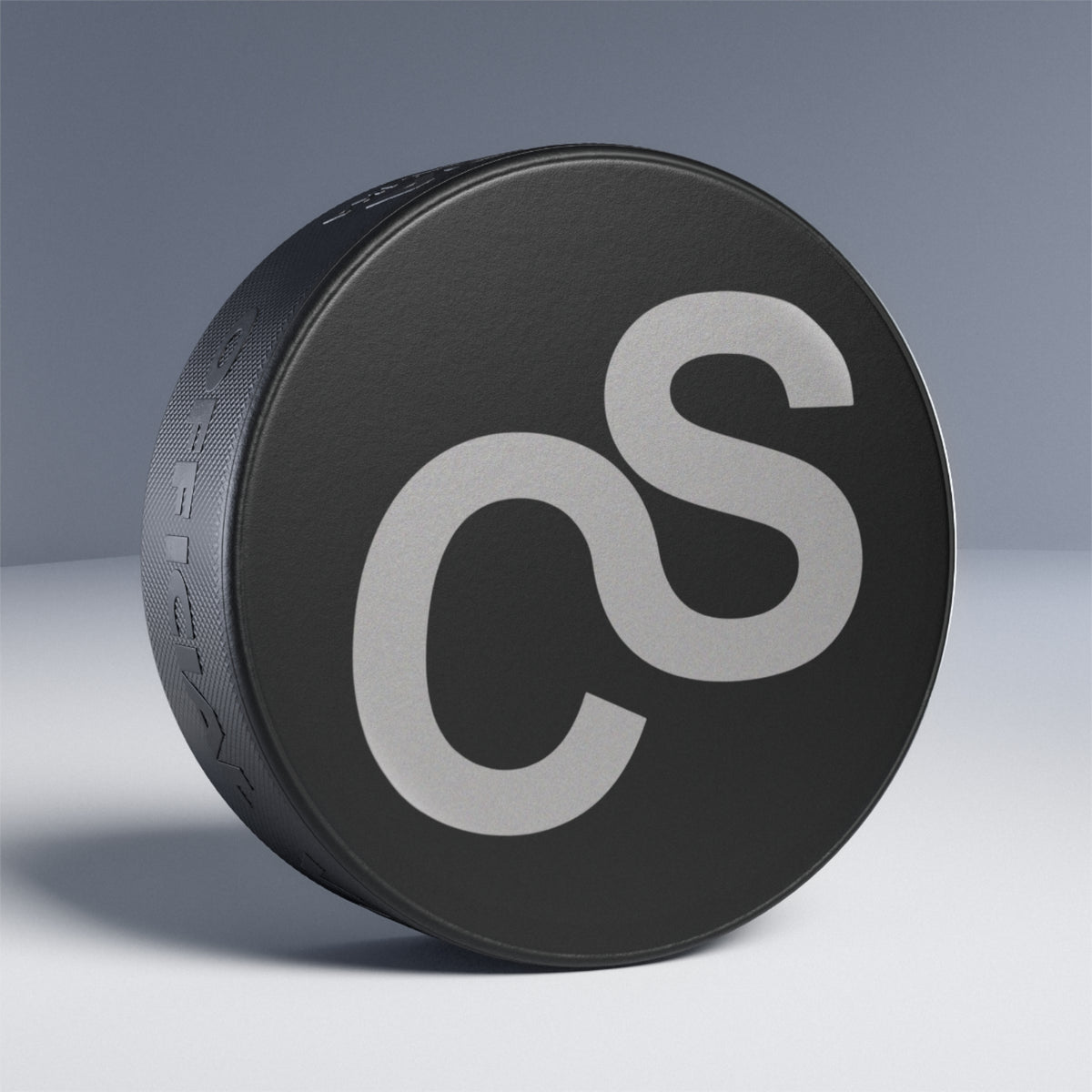 Sam Schwartz Creations Hockey Puck — Minimal Monogram Sam Schwartz Creations Team Puck