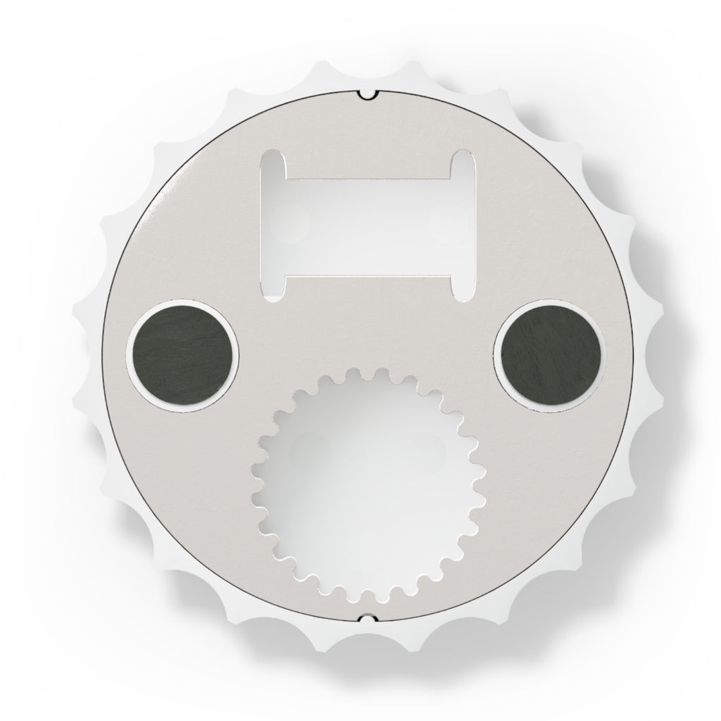 Sam Schwartz Creations Bottle Opener — Metal Cap-Style Keychain Opener