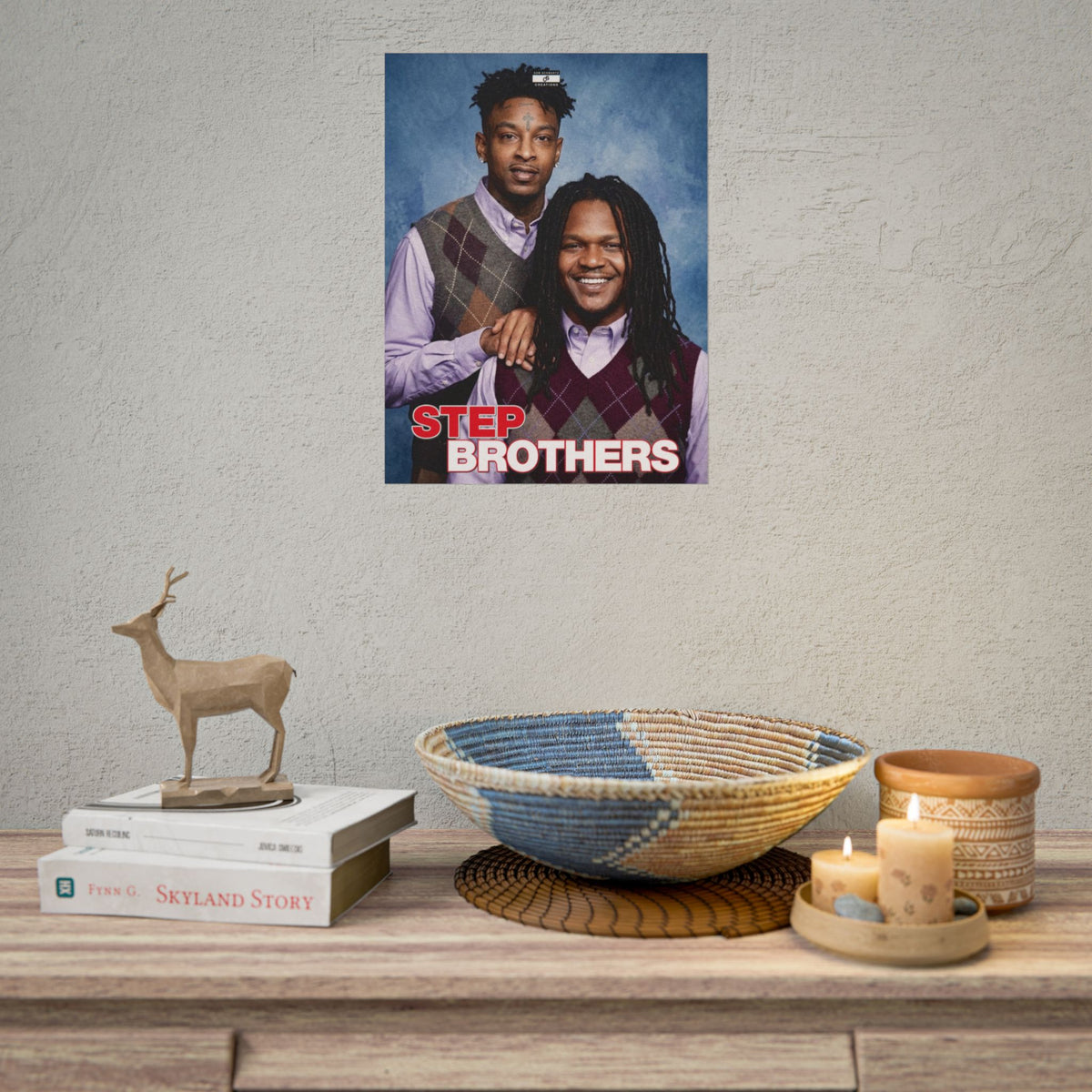 Step Brothers Poster | Hip-Hop Duo Wall Art