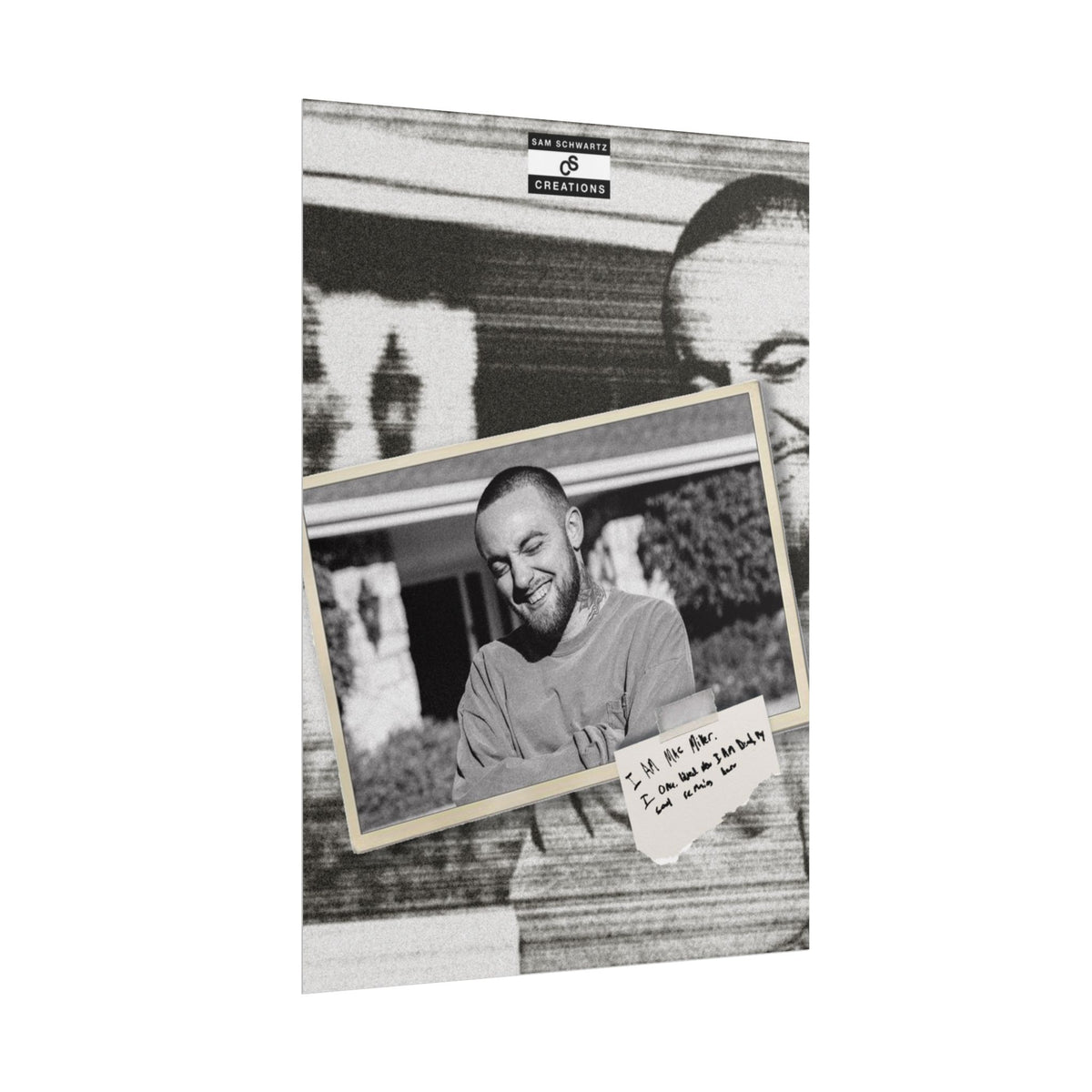 I Am Mac Miller Poster | Memorial Hip-Hop Wall Art