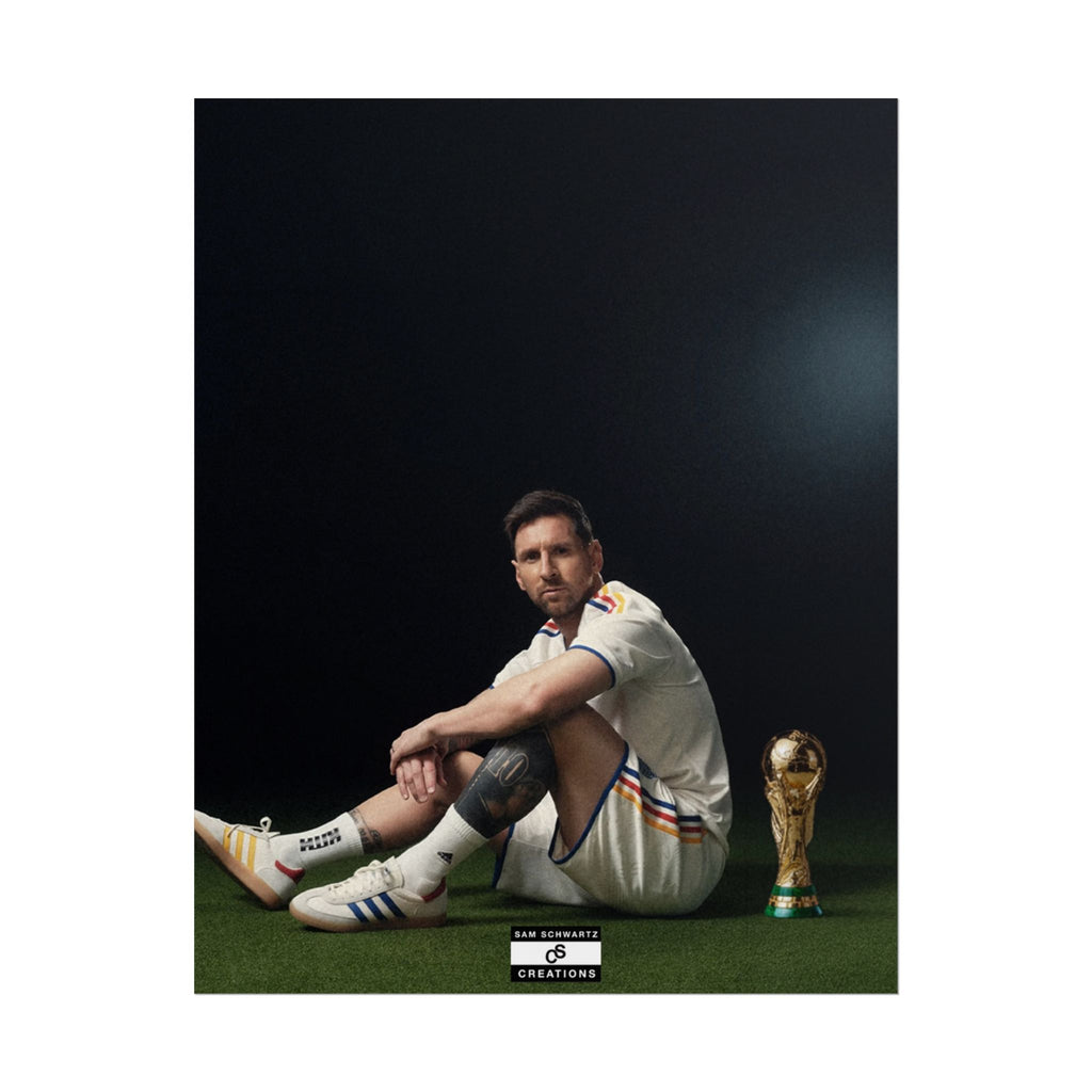 At the Summit Poster | Lionel Messi World Cup Wall Art