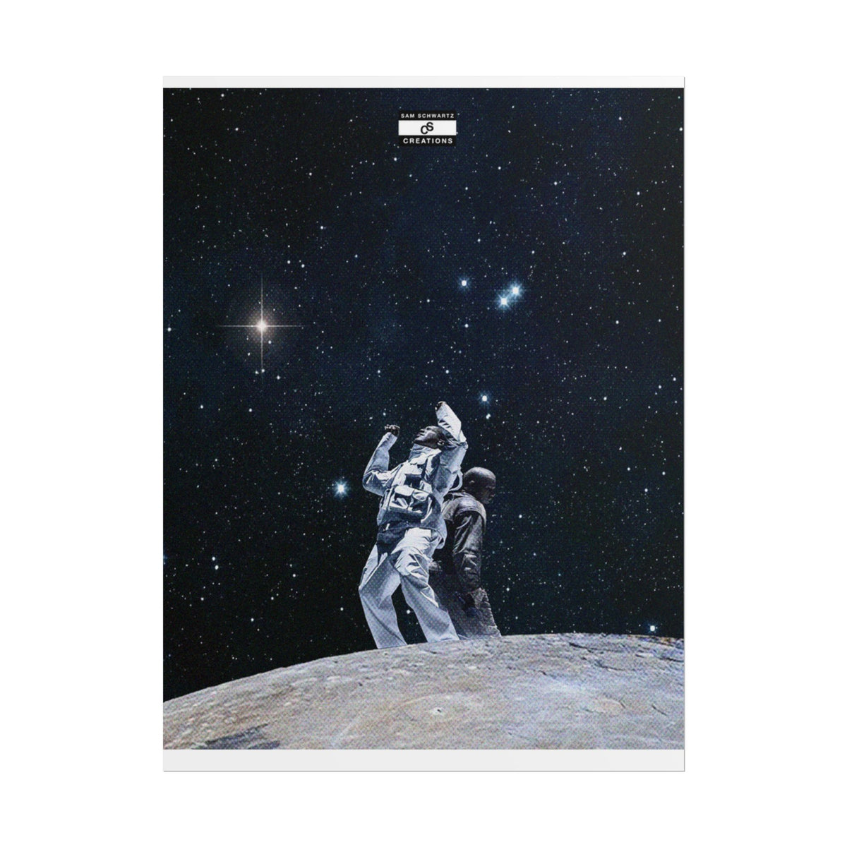 Among the Stars Poster | Kanye West & Don Toliver Music Wall Art