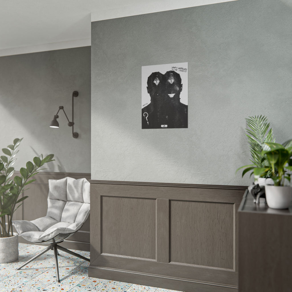 What Happened to the Streets Poster | Hip-Hop Wall Art