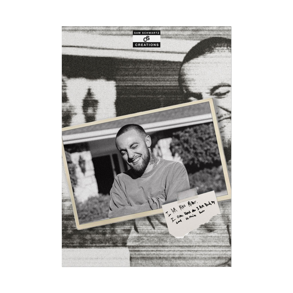 I Am Mac Miller Poster | Memorial Hip-Hop Wall Art