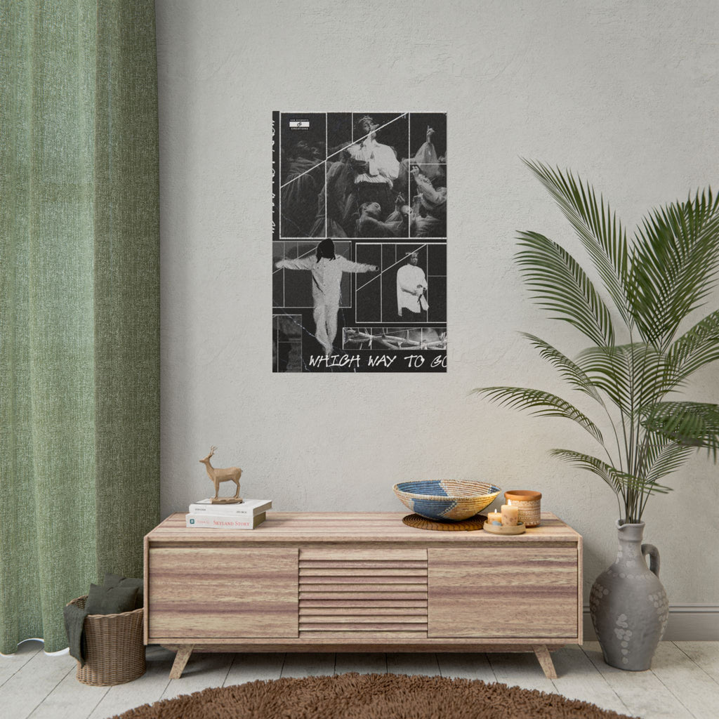 Which Way to Go Poster | Kendrick Lamar Live Music Collage Wall Art