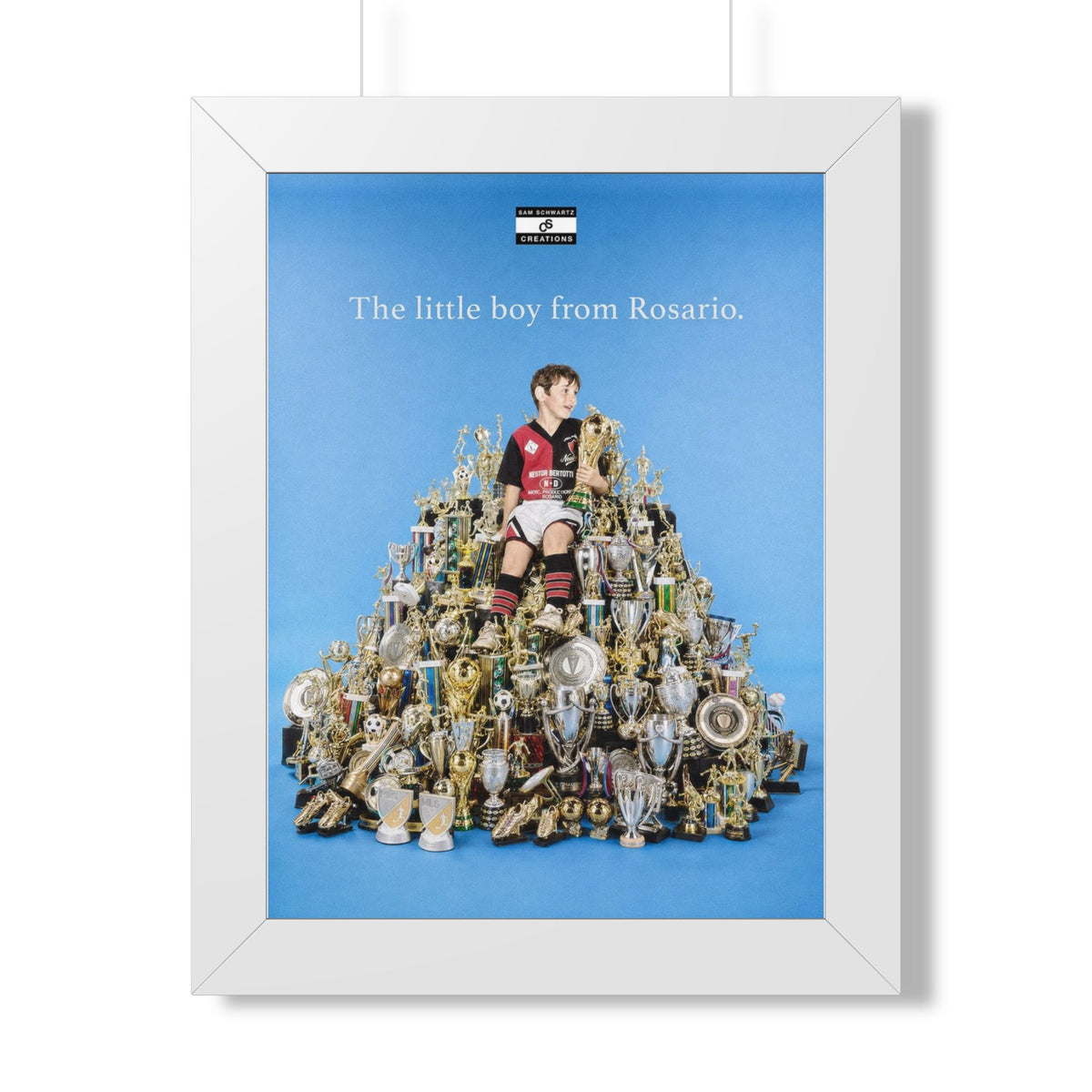The Little Boy From Rosario Framed Poster — Framed GOAT Wall Art