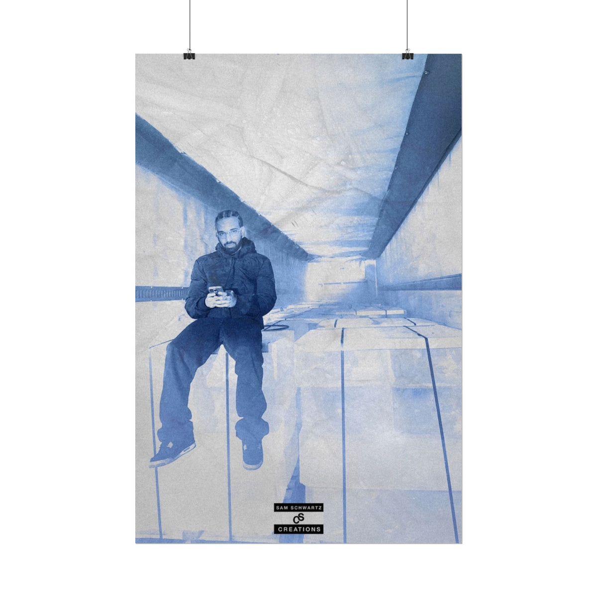 Cold Storage Poster | Drake Music Wall Art