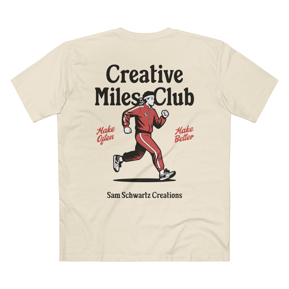 Sam Schwartz Creations "Chasing Ideas: Creative Miles Club" Graphic Tee