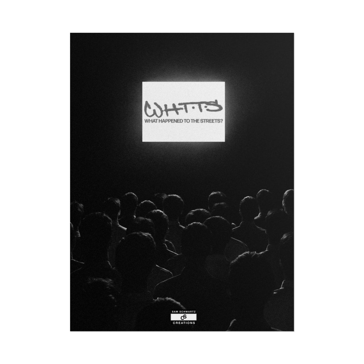 Street Crowd Poster | Underground Hip-Hop Wall Art