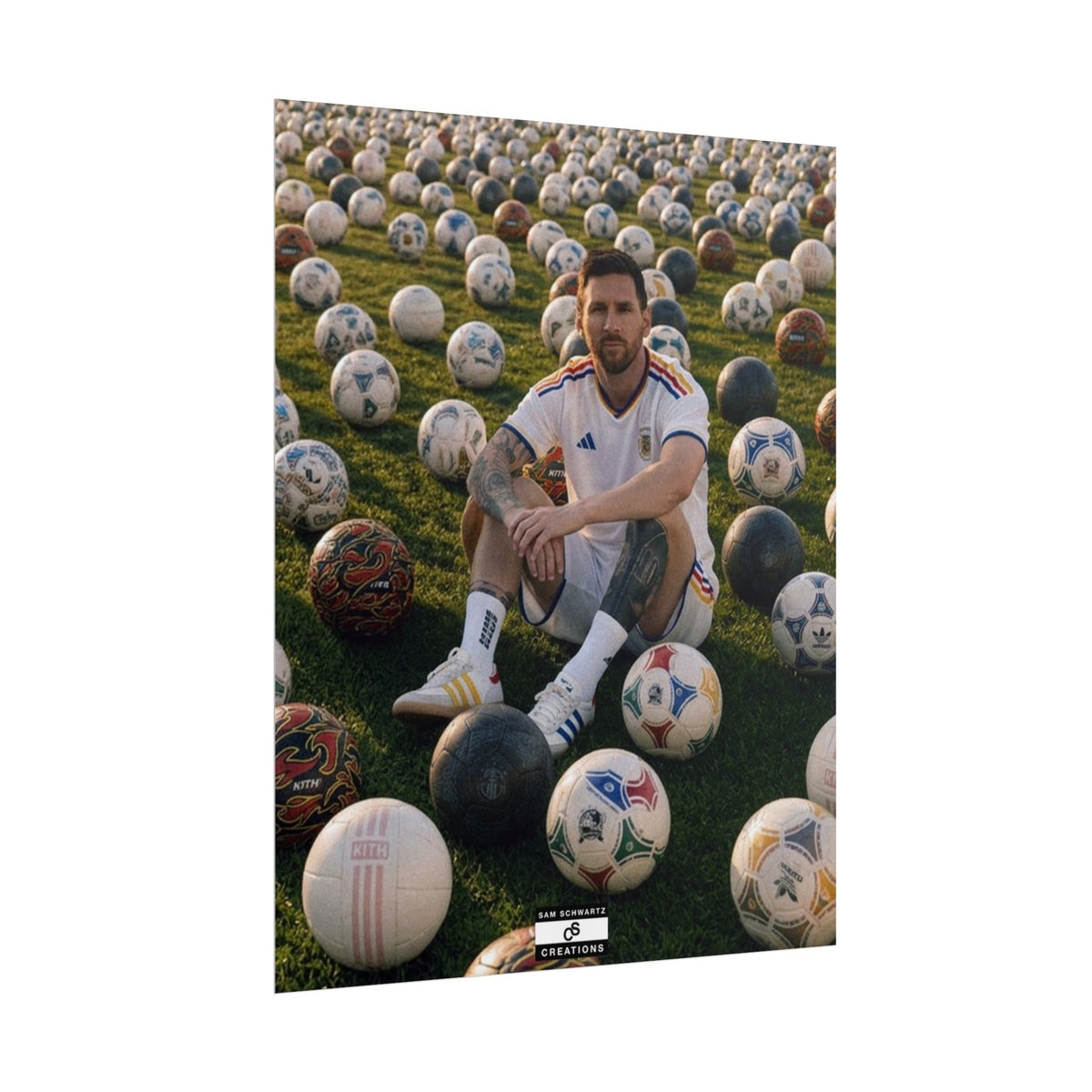 Every Ball Tells a Story Poster | Lionel Messi Football Wall Art