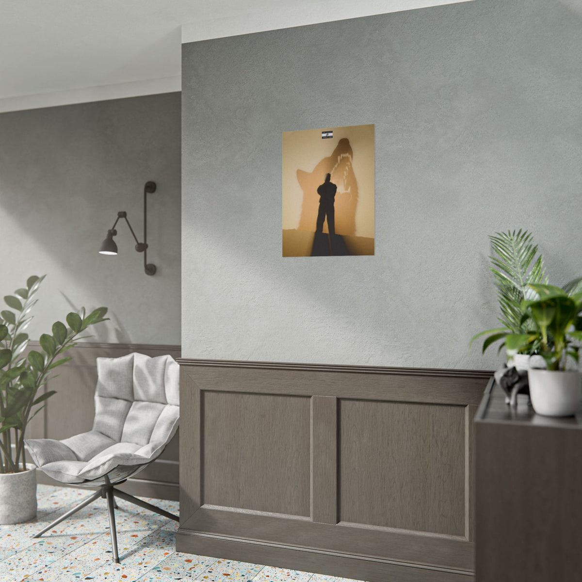 Shadow Beast Poster | Baby Keem Conceptual Music Wall Art