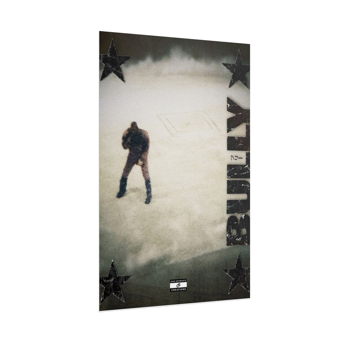 Bully in the Mist Poster | Experimental Kanye West Music Wall Art