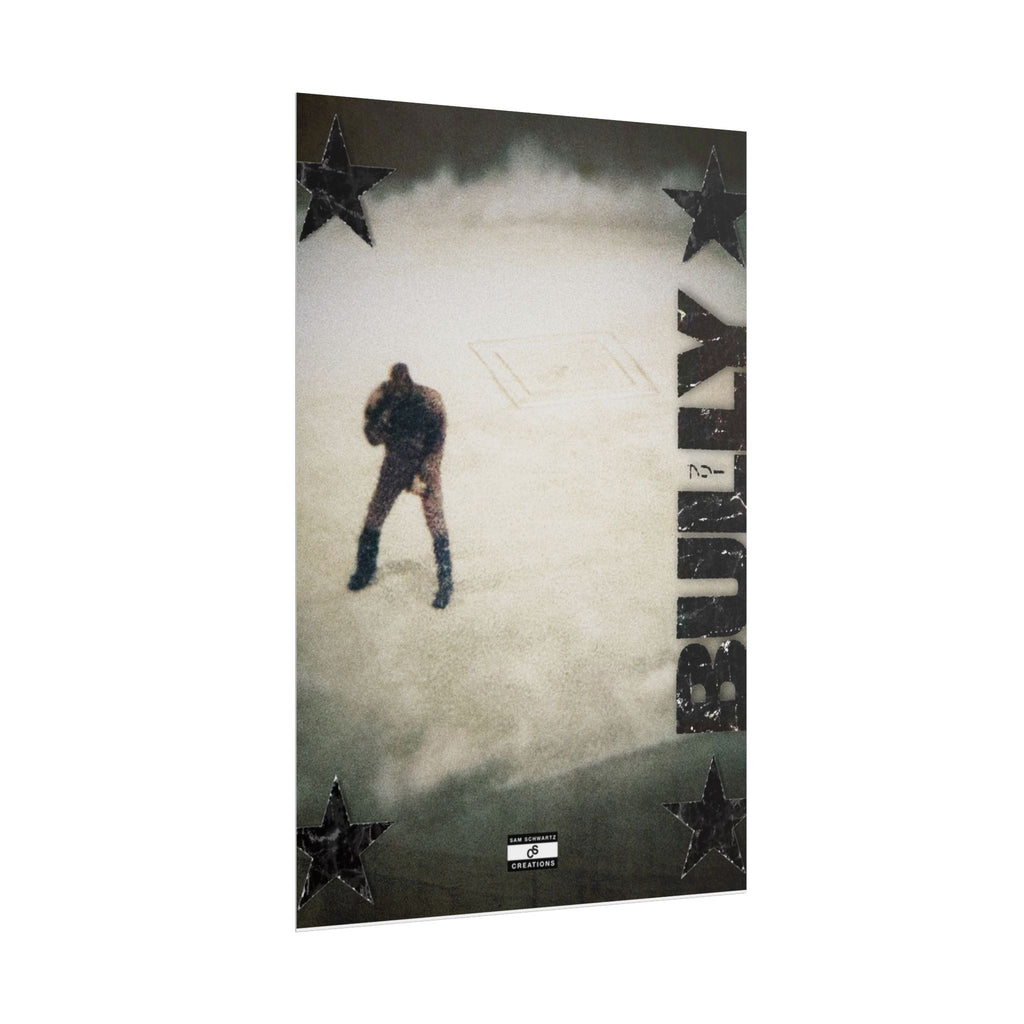 Bully in the Mist Poster | Experimental Kanye West Music Wall Art